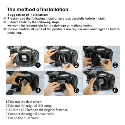 D Series D3S 35W 6000K 4500LM 2pcs/Box Car LED Headlight - LED Headlamps by buy2fix | Online Shopping UK | buy2fix