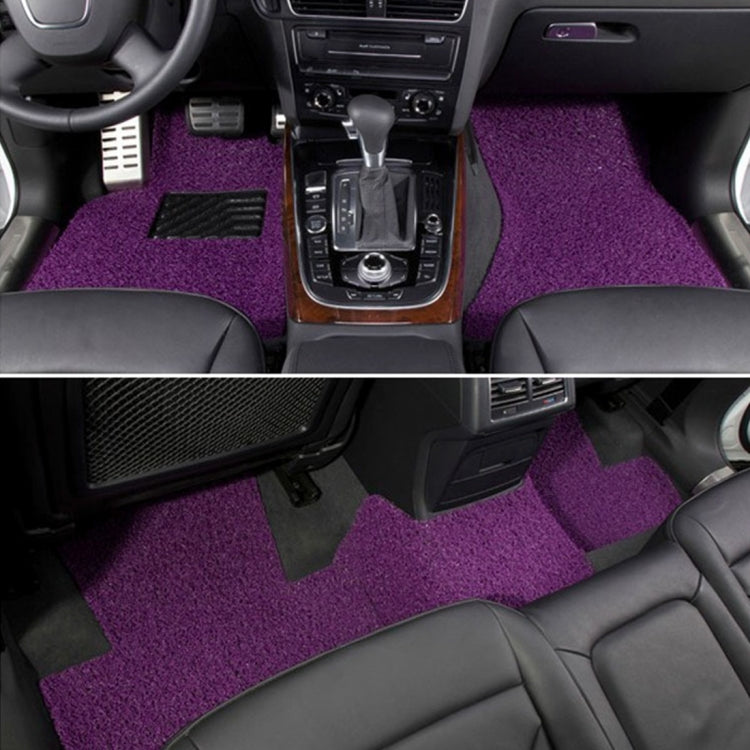 Universal 5-seat Car Anti-slippery Rubber Mat PVC Coil Soft Floor Protector Carpet, Length: 5m(Purple) - Floor Mats by buy2fix | Online Shopping UK | buy2fix