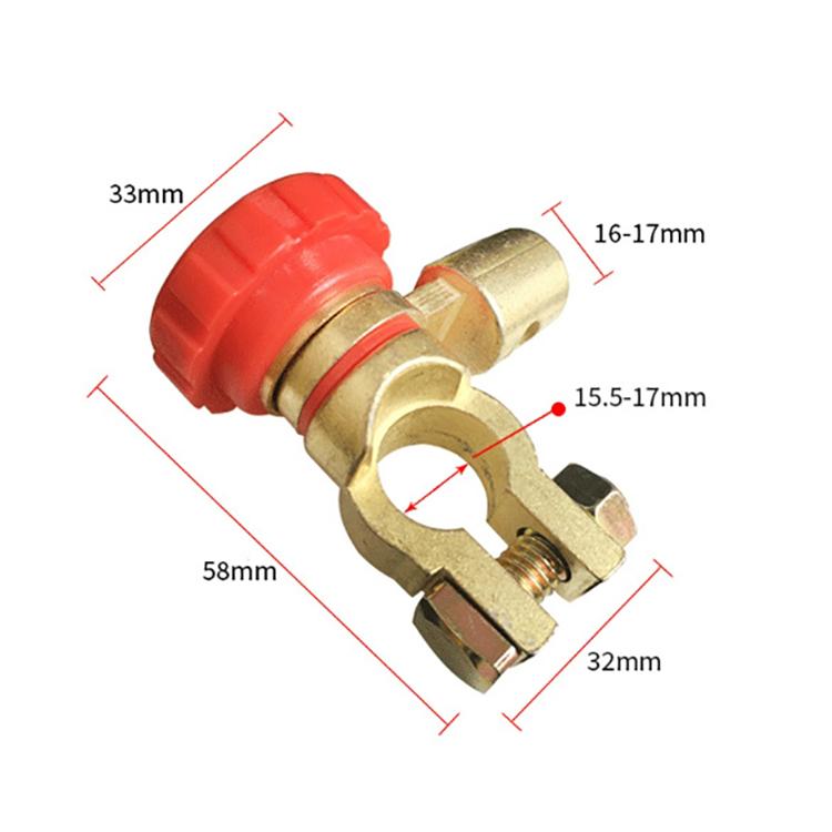 Car Battery Selector Isolator Disconnect Rotary Switch Cut (Red) - Car Switches by buy2fix | Online Shopping UK | buy2fix