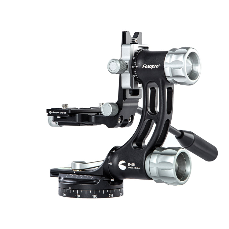 Fotopro E-9H Professional Gimbal Tripod Head (Black) - Tripod Heads by Fotopro | Online Shopping UK | buy2fix