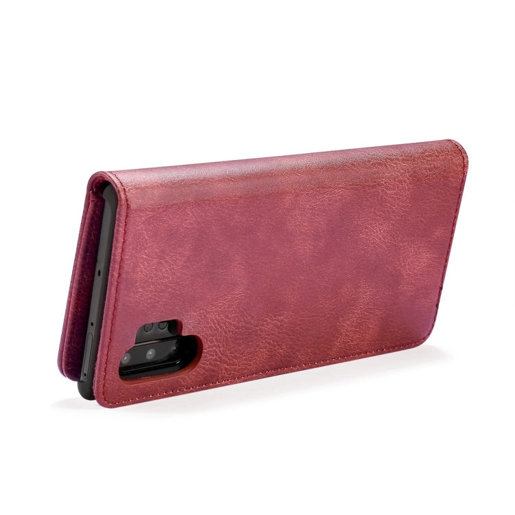 DG.MING Crazy Horse Texture Flip Detachable Magnetic Leather Case with Holder & Card Slots & Wallet for Samsung Galaxy Note 10(Red) - Galaxy Phone Cases by DG.MING | Online Shopping UK | buy2fix