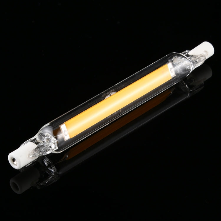 R7S 110V 7W 118mm COB LED Bulb Glass Tube Replacement Halogen Lamp Spot Light(3000K Warm Light) - LED Blubs & Tubes by buy2fix | Online Shopping UK | buy2fix