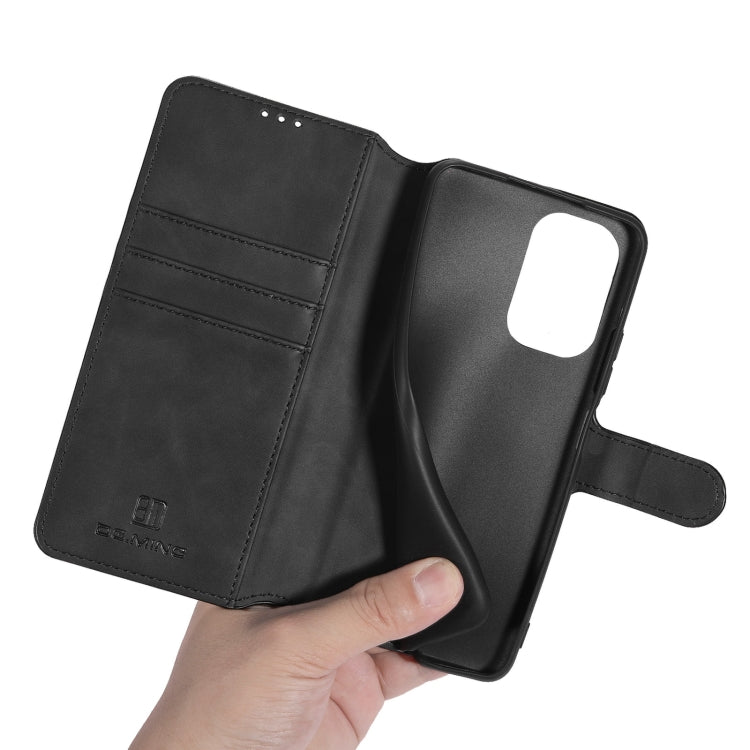 For Xiaomi Redmi K40 Pro DG.MING Retro Oil Side Horizontal Flip Leather Case with Holder & Card Slots & Wallet(Black) - Xiaomi Cases by DG.MING | Online Shopping UK | buy2fix