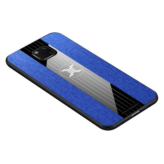 For Huawei Mate 20 Pro XINLI Stitching Cloth Textue Shockproof TPU Protective Case(Blue) - Huawei Cases by XINLI | Online Shopping UK | buy2fix