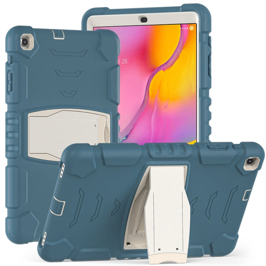 For Samsung Galaxy Tab A 10.1 (2019) T510 3-Layer Protection  Screen Frame + PC + Silicone Shockproof Combination Case with Holder(Cornflower Blue) - Tab A 10.1 (2019) T510 / T515 by buy2fix | Online Shopping UK | buy2fix