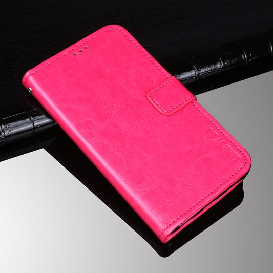 For Lenovo K13 Note idewei Crazy Horse Texture Horizontal Flip Leather Case with Holder & Card Slots & Wallet(Rose Red) - Lenovo by idewei | Online Shopping UK | buy2fix