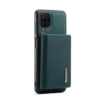 For Samsung Galaxy A12 5G DG.MING M1 Series 3-Fold Multi Card Wallet  Back Cover Shockproof Case with Holder Function(Green) - Galaxy Phone Cases by DG.MING | Online Shopping UK | buy2fix