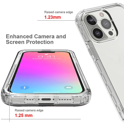 For iPhone 13 Shockproof High Transparency Two-color Gradual Change PC+TPU Candy Colors Protective Case(Purple) - iPhone 13 Cases by buy2fix | Online Shopping UK | buy2fix