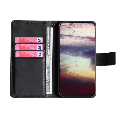 For Huawei P20 Lite 2019 Skin Feel Crocodile Texture Magnetic Clasp Horizontal Flip PU Leather Case with Holder & Card Slots & Wallet(Black) - Huawei Cases by buy2fix | Online Shopping UK | buy2fix