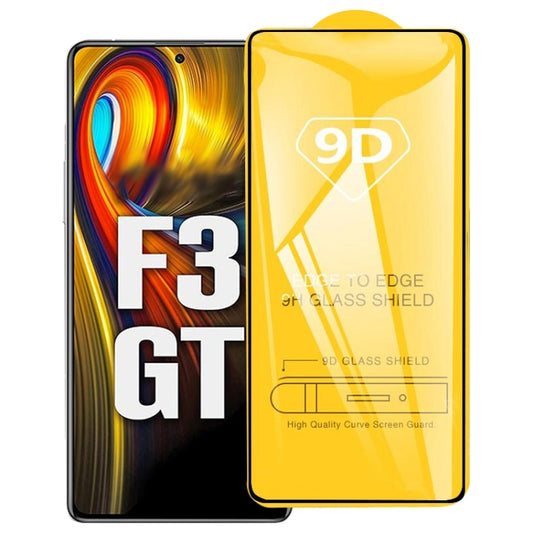 For Xiaomi Poco F3 GT / Poco F4 GT 9D Full Glue Full Screen Tempered Glass Film -  by buy2fix | Online Shopping UK | buy2fix