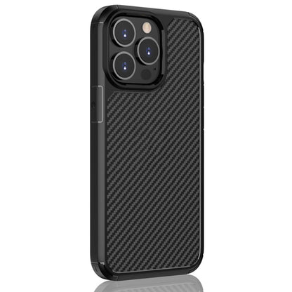 For iPhone 13 mini Pioneer Carbon Fiber Texture Shockproof TPU + PC Case (Black) - iPhone 13 mini Cases by buy2fix | Online Shopping UK | buy2fix