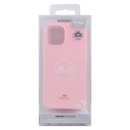 For iPhone 13 mini GOOSPERY JELLY Full Coverage Soft Case (Pink) - iPhone 13 mini Cases by GOOSPERY | Online Shopping UK | buy2fix