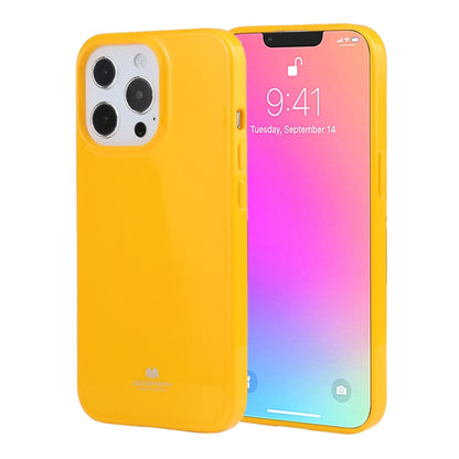 For iPhone 13 Pro GOOSPERY JELLY Full Coverage Soft Case (Yellow) - iPhone 13 Pro Cases by GOOSPERY | Online Shopping UK | buy2fix