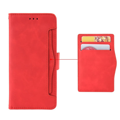 For Xiaomi Redmi Note 10 5G Skin Feel Calf Pattern Horizontal Flip Leather Case with Holder & Card Slots & Photo Frame(Red) - Xiaomi Cases by buy2fix | Online Shopping UK | buy2fix