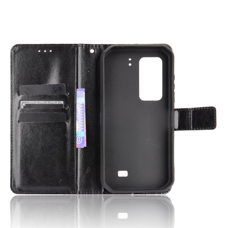 For Ulefone Armor 11 5G/11T 5G Crazy Horse Texture Horizontal Flip Leather Case with Holder & Card Slots & Lanyard(Black) - More Brand by buy2fix | Online Shopping UK | buy2fix