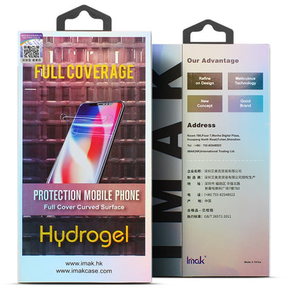 For Huawei P50 Pro 2 PCS IMAK 0.15mm Curved Full Screen Protector Hydrogel Film Back Protector - Huawei Tempered Glass by imak | Online Shopping UK | buy2fix