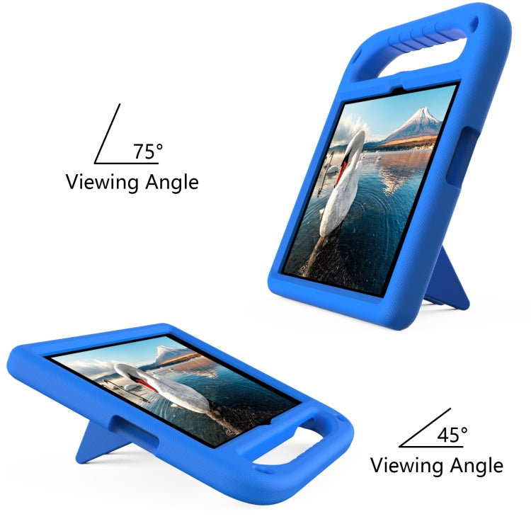 For Huawei Enjoy Tablet 2 / MatePad T10 / T10s Portable Handle EVA Shockproof Anti Falling Protective Case with Triangle Holder(Blue) - Huawei by buy2fix | Online Shopping UK | buy2fix
