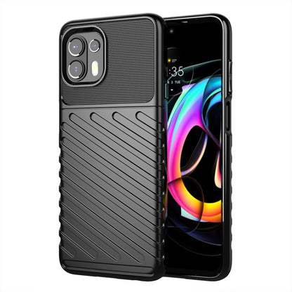 Thunderbolt Shockproof TPU Protective Soft Case For Motorola Moto Edge 20 Lite / Edge 20 Fusion(Black) - Motorola Cases by buy2fix | Online Shopping UK | buy2fix