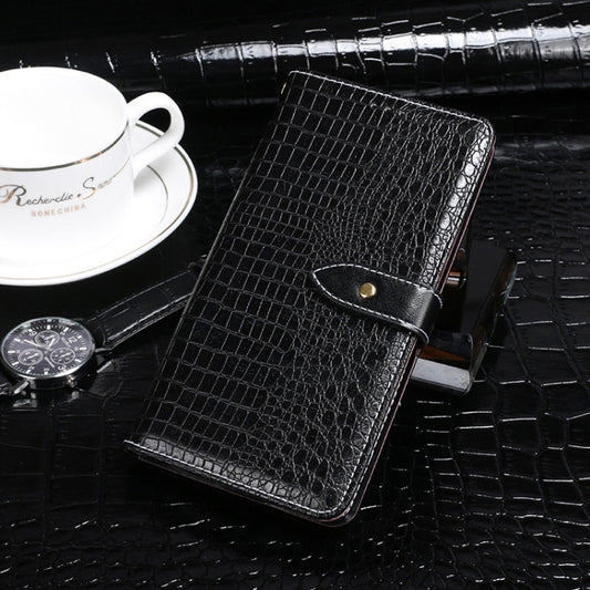 For Ulefone Armor 11 5G idewei Crocodile Texture Horizontal Flip Leather Case with Holder & Card Slots & Wallet(Black) - Ulefone Cases by idewei | Online Shopping UK | buy2fix