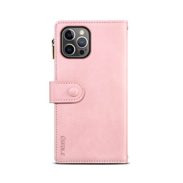 Retro Frosted Horizontal Flip Leather Case with Holder & Card Slot & Wallet & Zipper Pocket & Lanyard For iPhone 11 Pro Max(Rose Gold) - iPhone 11 Pro Max Cases by buy2fix | Online Shopping UK | buy2fix