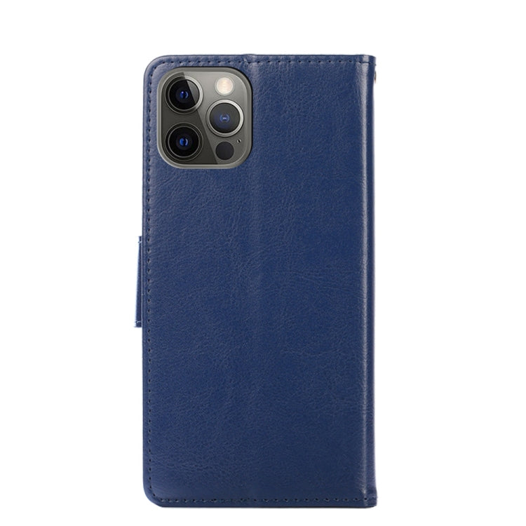 For iPhone 13 Crystal Texture Horizontal Flip Leather Case with Holder & Card Slots & Wallet(Royal Blue) - iPhone 13 Cases by buy2fix | Online Shopping UK | buy2fix