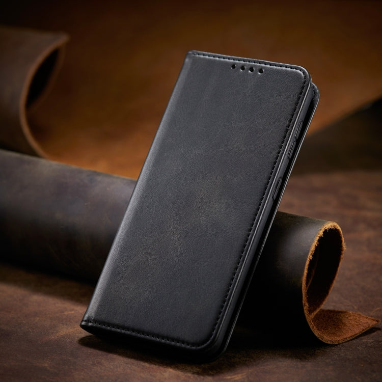 For LG V40 ThinQ Calf Texture Magnetic Horizontal Flip Leather Case with Holder & Card Slots & Wallet(Black) - LG by buy2fix | Online Shopping UK | buy2fix