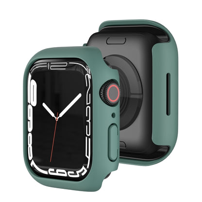 Shockproof TPU Protective Case For Apple Watch Series 9 / 8 / 7 45mm(Lake Green) - Watch Cases by buy2fix | Online Shopping UK | buy2fix