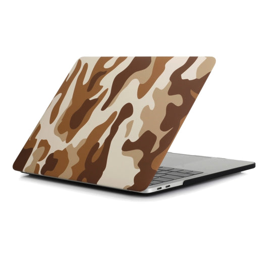 Camouflage Pattern Laptop Water Decals PC Protective Case For MacBook Retina 15.4 inch A1398(Brown Camouflage) - MacBook Pro Cases by buy2fix | Online Shopping UK | buy2fix