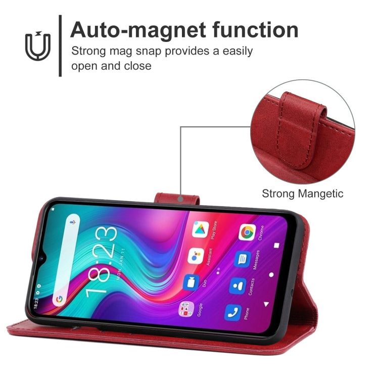 Leather Phone Case For Doogee X96 Pro(Red) - More Brand by buy2fix | Online Shopping UK | buy2fix