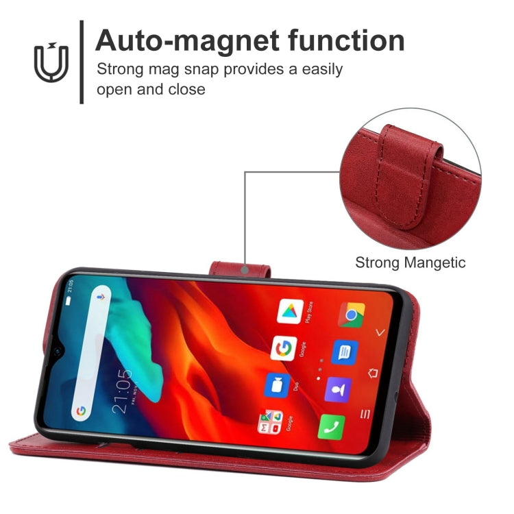 Leather Phone Case For Blackview A80 / A80S(Red) - More Brand by buy2fix | Online Shopping UK | buy2fix