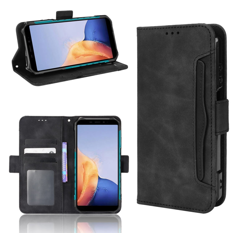 For Ulefone Armor X9 Skin Feel Calf Pattern Leather Phone Case(Black) - Ulefone Cases by buy2fix | Online Shopping UK | buy2fix