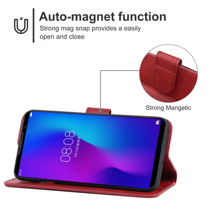 Leather Phone Case For DOOGEE N100(Red) - Doogee Cases by buy2fix | Online Shopping UK | buy2fix