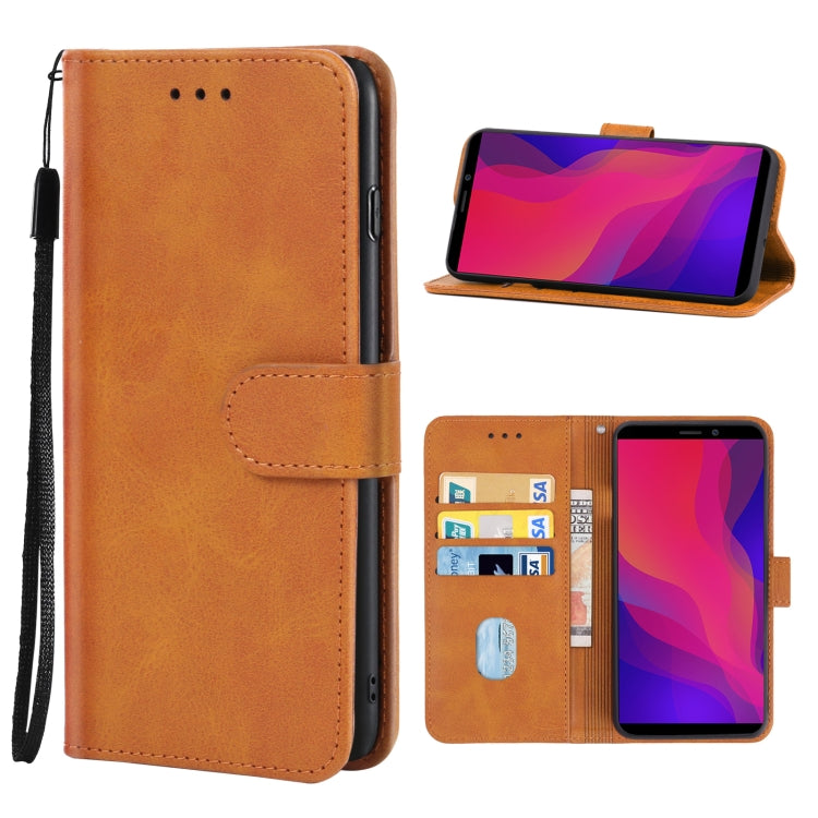 Leather Phone Case For Ulefone Power 3L(Brown) - Ulefone Cases by buy2fix | Online Shopping UK | buy2fix