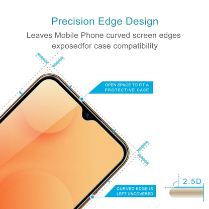 50 PCS 0.26mm 9H 2.5D Tempered Glass Film For Blackview A95 - For Blackview by buy2fix | Online Shopping UK | buy2fix