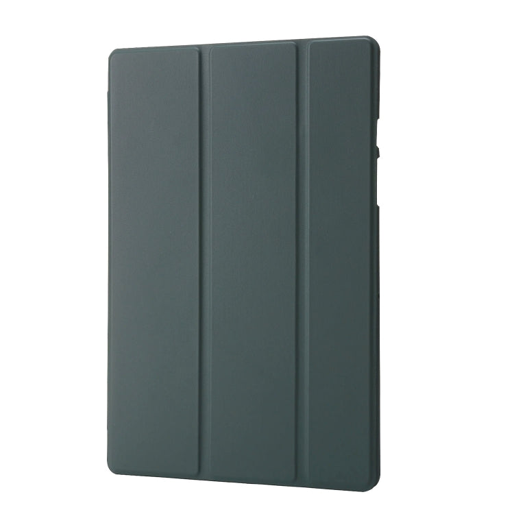 For Samsung Galaxy Tab A8 10.5 2021 TPU Three-fold Horizontal Flip Leather Case(Green) - Other Galaxy Tab PC by buy2fix | Online Shopping UK | buy2fix