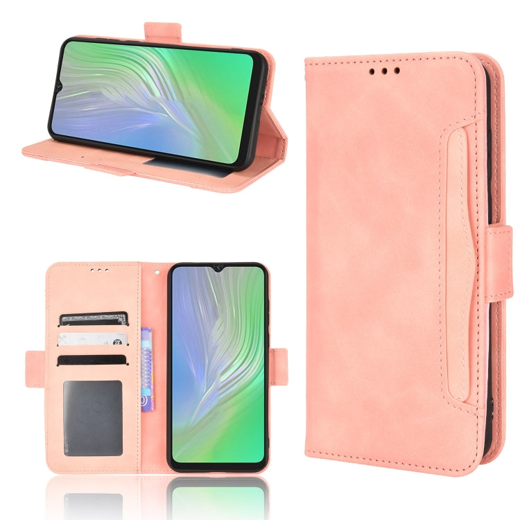 For Blackview A55 Skin Feel Calf Pattern Leather Phone Case(Pink) - More Brand by buy2fix | Online Shopping UK | buy2fix