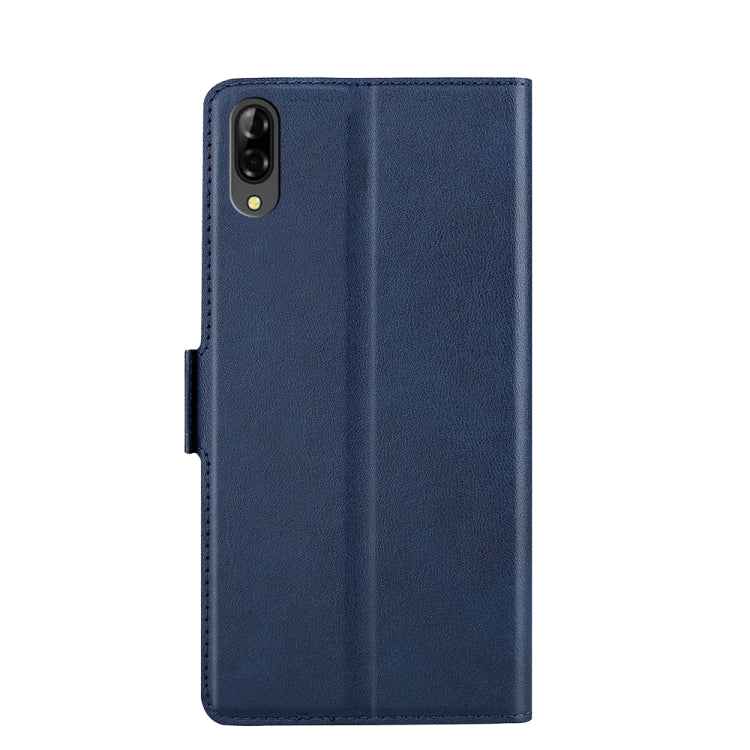 For Blackview A60 Pro Ultra-thin Voltage Side Buckle PU + TPU Leather Phone Case(Blue) - More Brand by buy2fix | Online Shopping UK | buy2fix