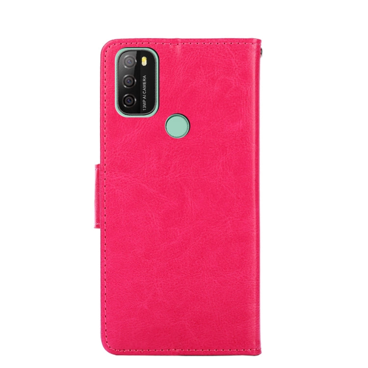 For Blackview A70 Crystal Texture Leather Phone Case(Rose Red) - More Brand by buy2fix | Online Shopping UK | buy2fix