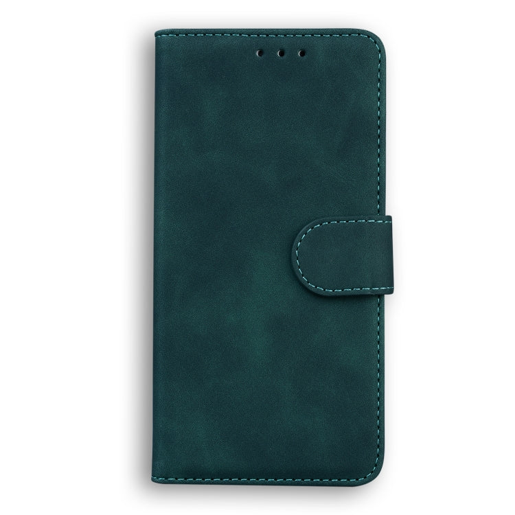 For Blackview A60 Skin Feel Pure Color Flip Leather Phone Case(Green) - More Brand by buy2fix | Online Shopping UK | buy2fix