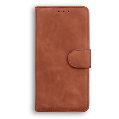 For Blackview A80 Skin Feel Pure Color Flip Leather Phone Case(Brown) - More Brand by buy2fix | Online Shopping UK | buy2fix