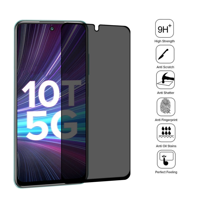 Full Cover Anti-peeping Tempered Glass Film For Xiaomi Redmi Note 10T 5G -  by buy2fix | Online Shopping UK | buy2fix