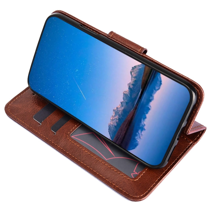 For Blackview A55 Crystal Texture Leather Phone Case(Brown) - More Brand by buy2fix | Online Shopping UK | buy2fix
