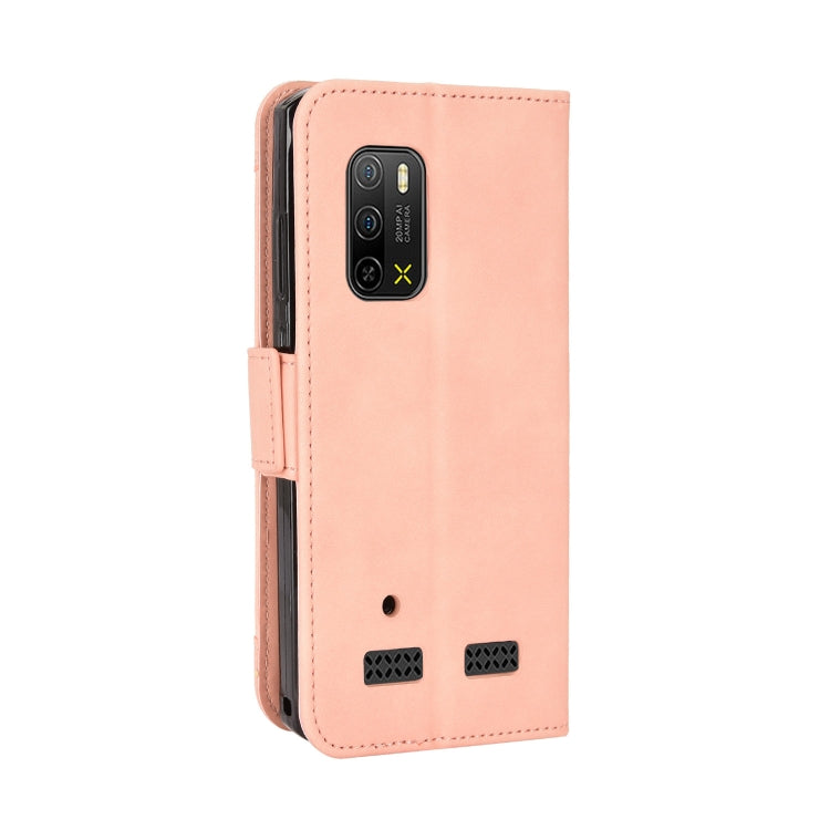 For Ulefone Armor X10 / X10 Pro Skin Feel Calf Texture Card Slots Leather Phone Case(Pink) - Ulefone Cases by buy2fix | Online Shopping UK | buy2fix