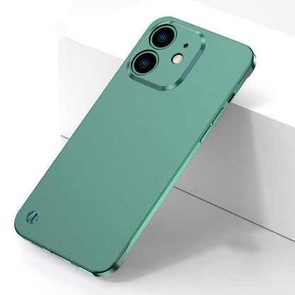 For iPhone 11 Electroplating Frosted Frameless Phone Case (Green) - iPhone 11 Cases by buy2fix | Online Shopping UK | buy2fix