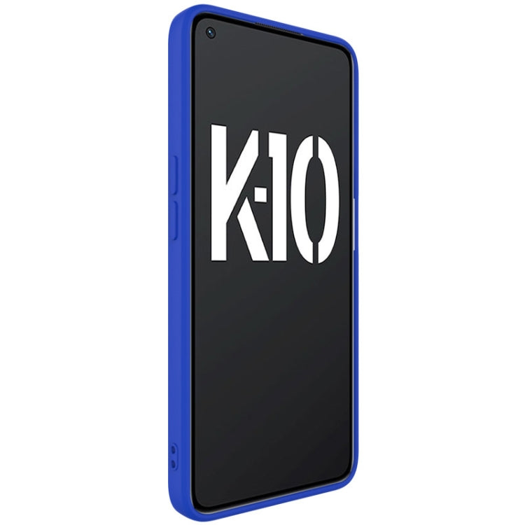 For OPPO K10 5G IMAK UC-4 Series Straight Edge TPU Phone Case(Blue) - OPPO Cases by imak | Online Shopping UK | buy2fix