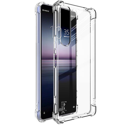 For Sony Xperia 1 IV imak All-inclusive Shockproof Airbag TPU Case with Screen Protector(Transparent) - Sony Cases by imak | Online Shopping UK | buy2fix