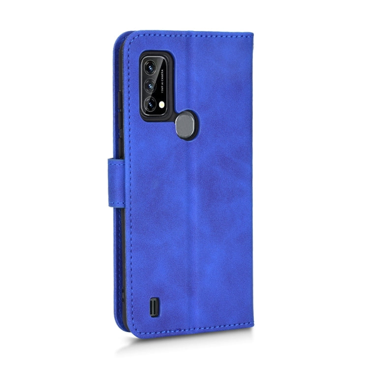 For Blackview A50 Skin Feel Magnetic Flip Leather Phone Case(Blue) - More Brand by buy2fix | Online Shopping UK | buy2fix