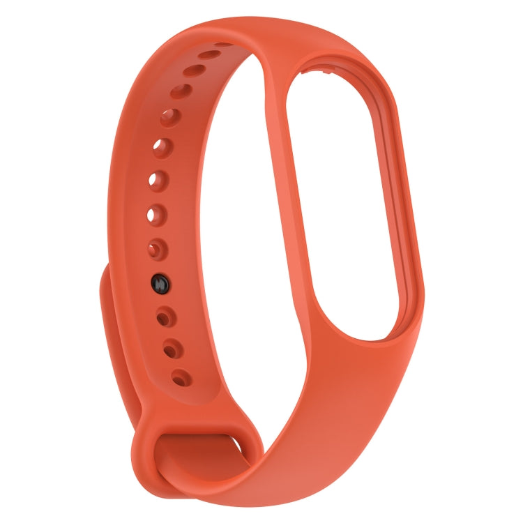 For Xiaomi Mi Band 7 / 7NFC / 6 / 6 NFC / 5 / 5 NFC / Amazfit Band 5 Official Silicone Watch Band(Orange) - Watch Bands by buy2fix | Online Shopping UK | buy2fix