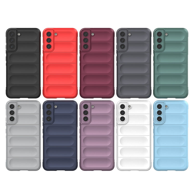 For Samsung Galaxy S22+ 5G Magic Shield TPU + Flannel Phone Case(White) - Galaxy S22+ 5G Cases by buy2fix | Online Shopping UK | buy2fix