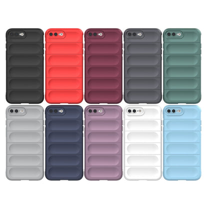 For iPhone SE 2022 / SE 2020 / 8 / 7 Magic Shield TPU + Flannel Phone Case(White) - iPhone SE 2022 / 2020 / 8 / 7 Cases by buy2fix | Online Shopping UK | buy2fix